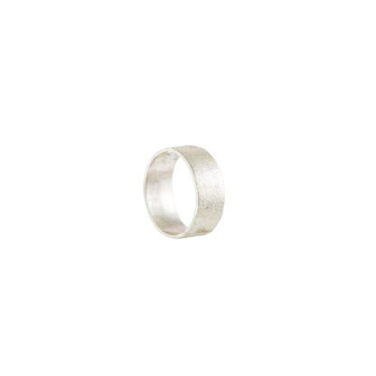 blästrad silverring frost