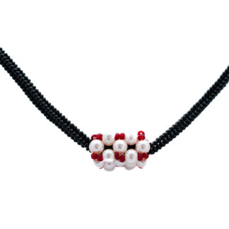 halsband av glaspärlor sweet candy