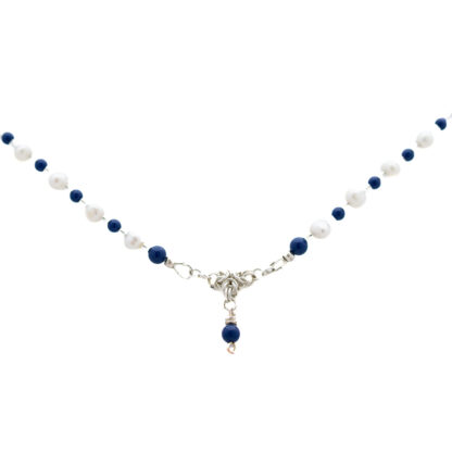 halsband av swarovskipärlor scilla i snö