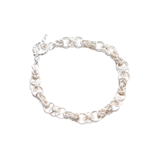 silverarmband chain for life